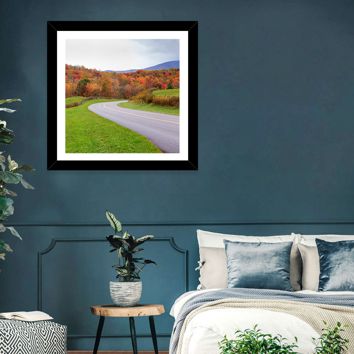 Road Through Meadow Wall Art