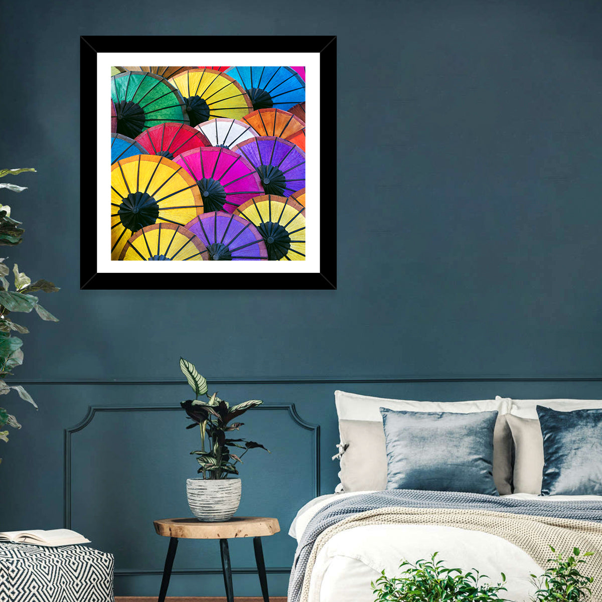 Colorful Umbrellas Wall Art