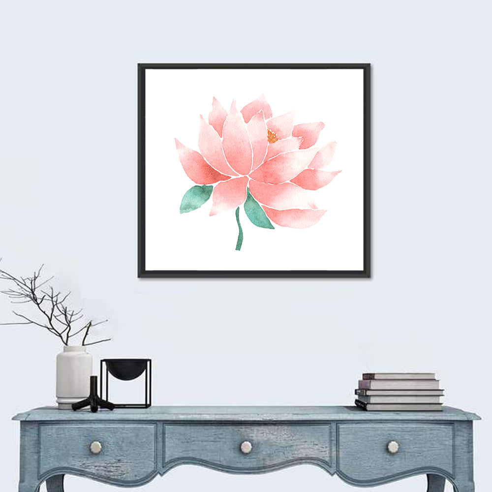 Lotus Flower Abstract Wall Art