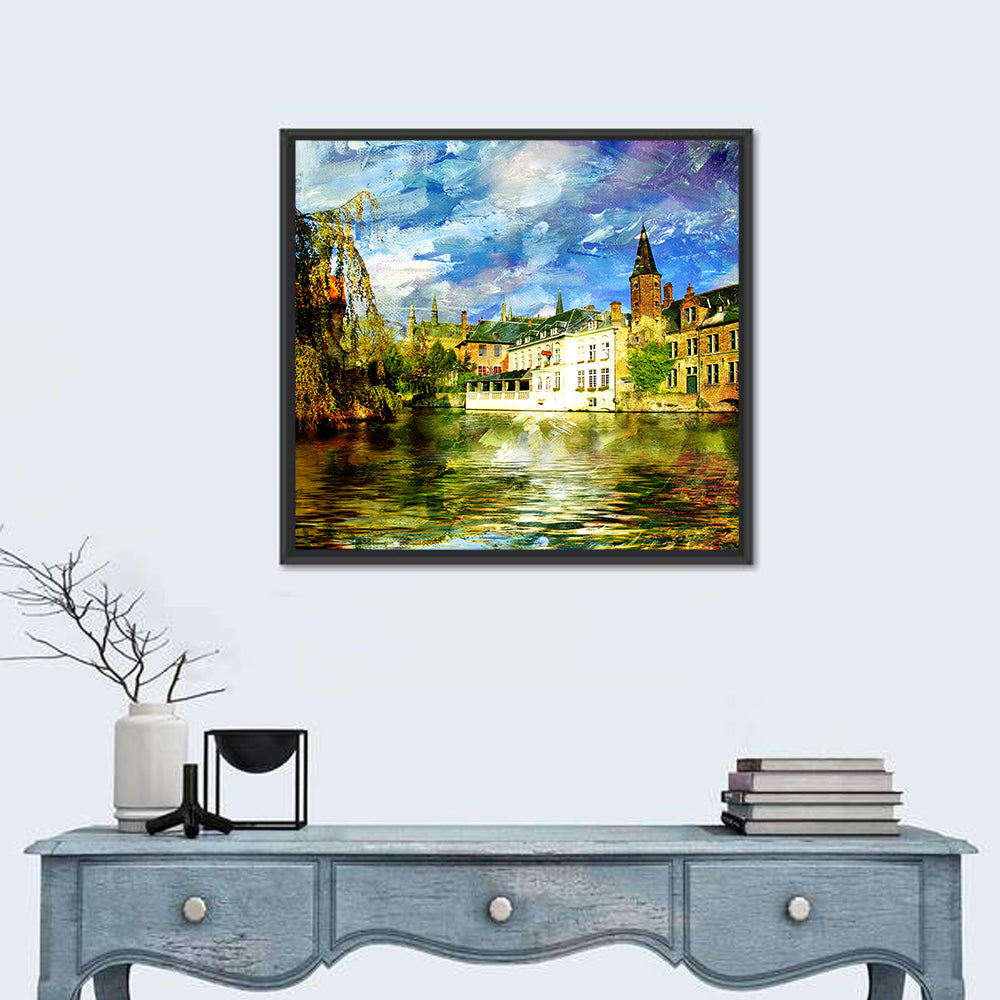 Old Town Belgium Wall Art