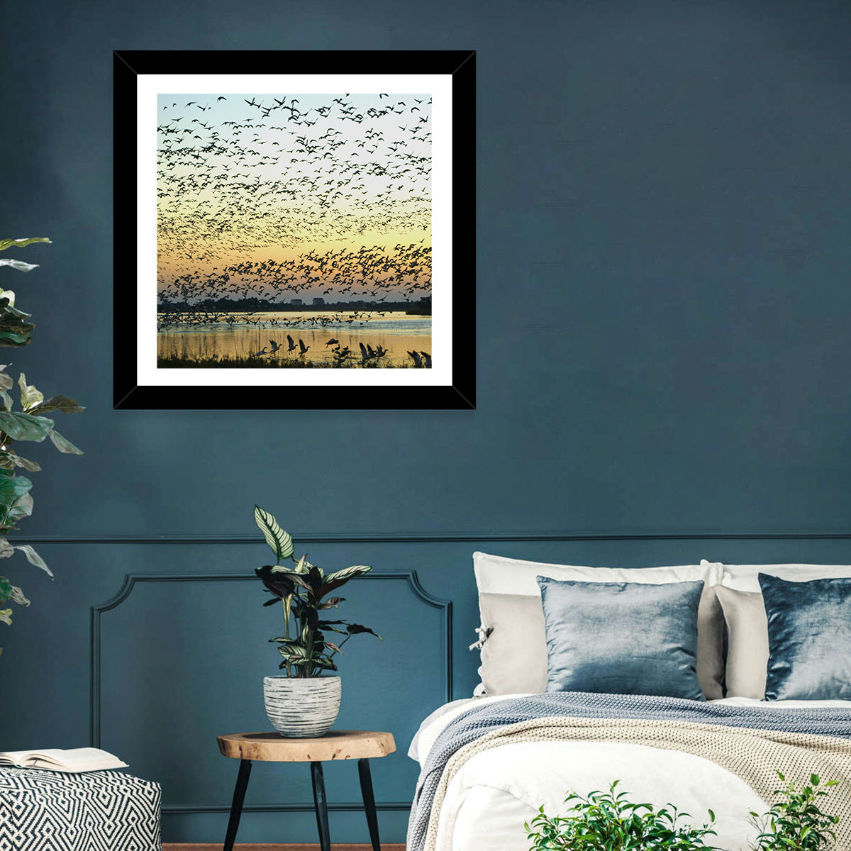 Snow Geese Flocks Wall Art