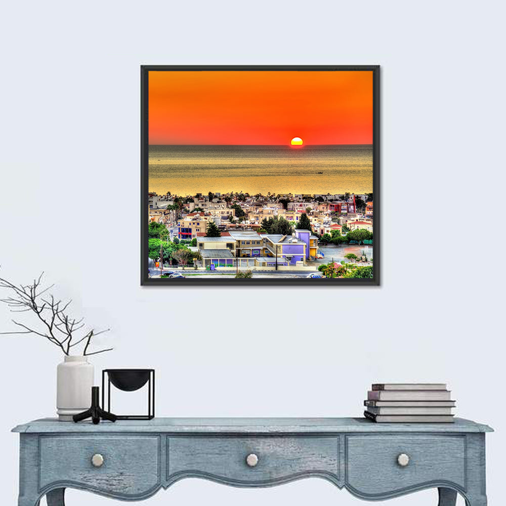 Paphos Sunset Wall Art