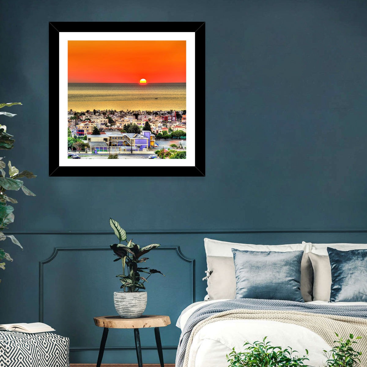 Paphos Sunset Wall Art