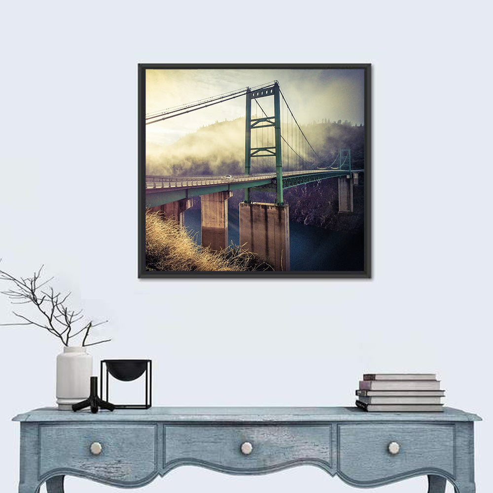 Bridge Over Lake Oroville Wall Art