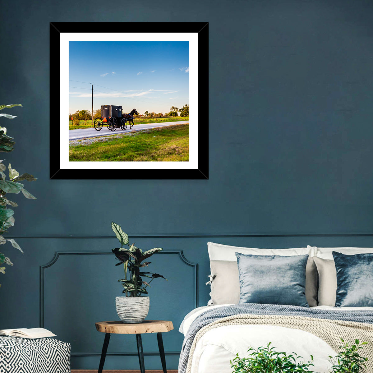 Horse and Buggy Amish Oklahoma Wall Art