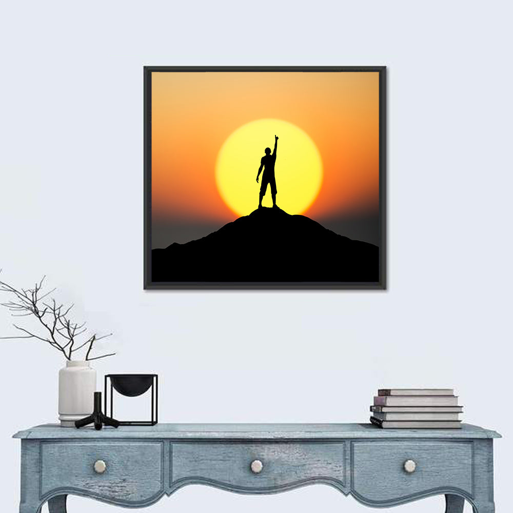 Champion Silhouette Wall Art