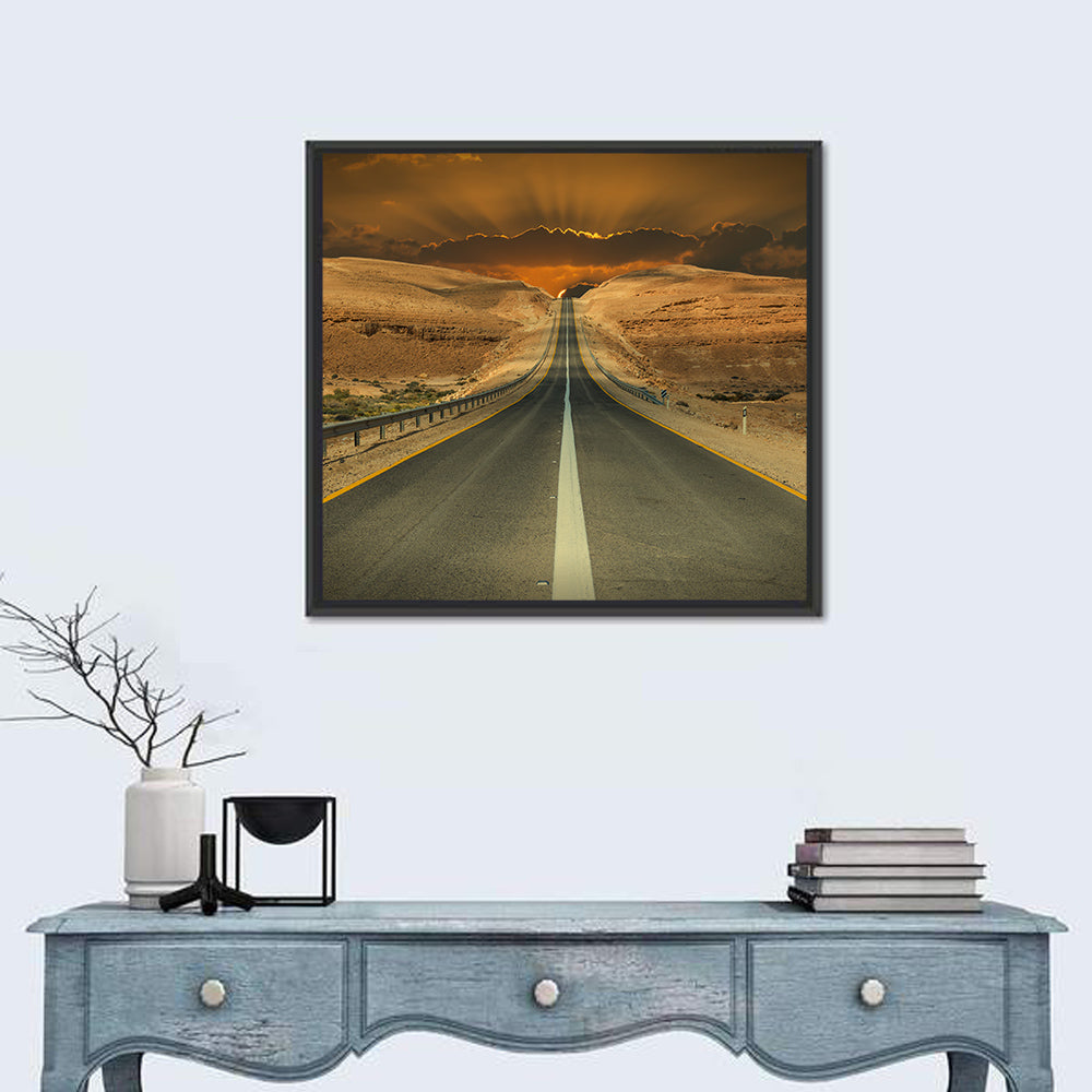 Negev Desert Road Wall Art