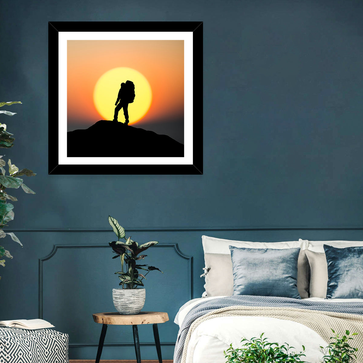 Climber Summit Wall Art