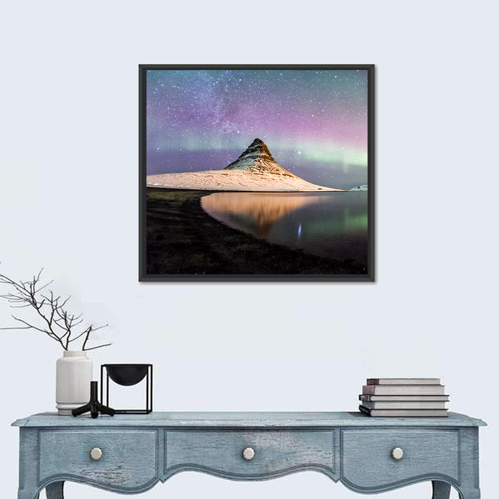 Kirkjufell & Milky Way Wall Art