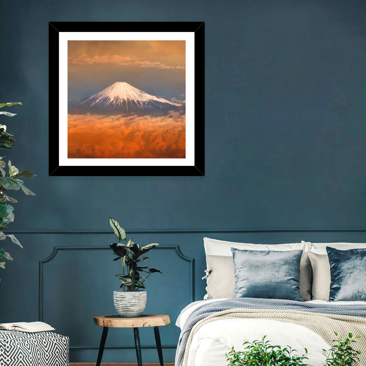 Snowy Mount Fuji Wall Art