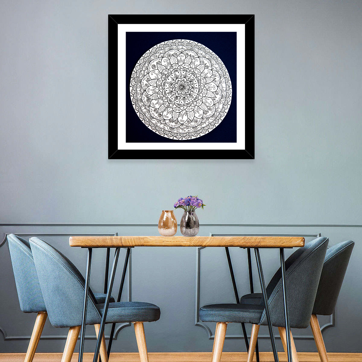 Ornamental Mandala Wall Art