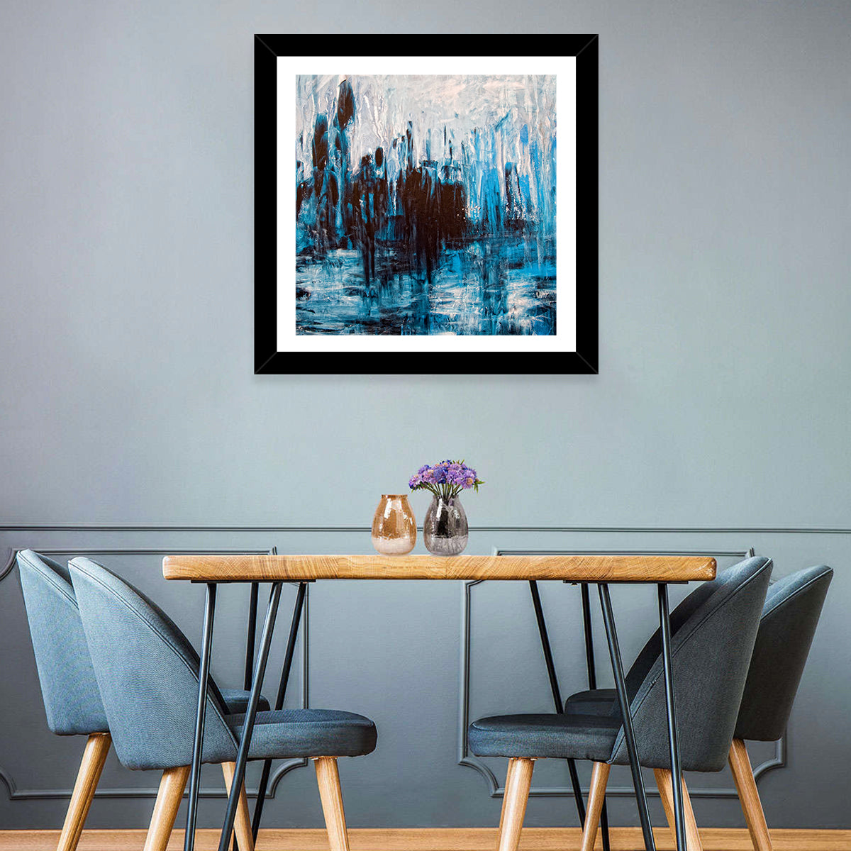 Messy Grunge Artistic Painting Wall Art