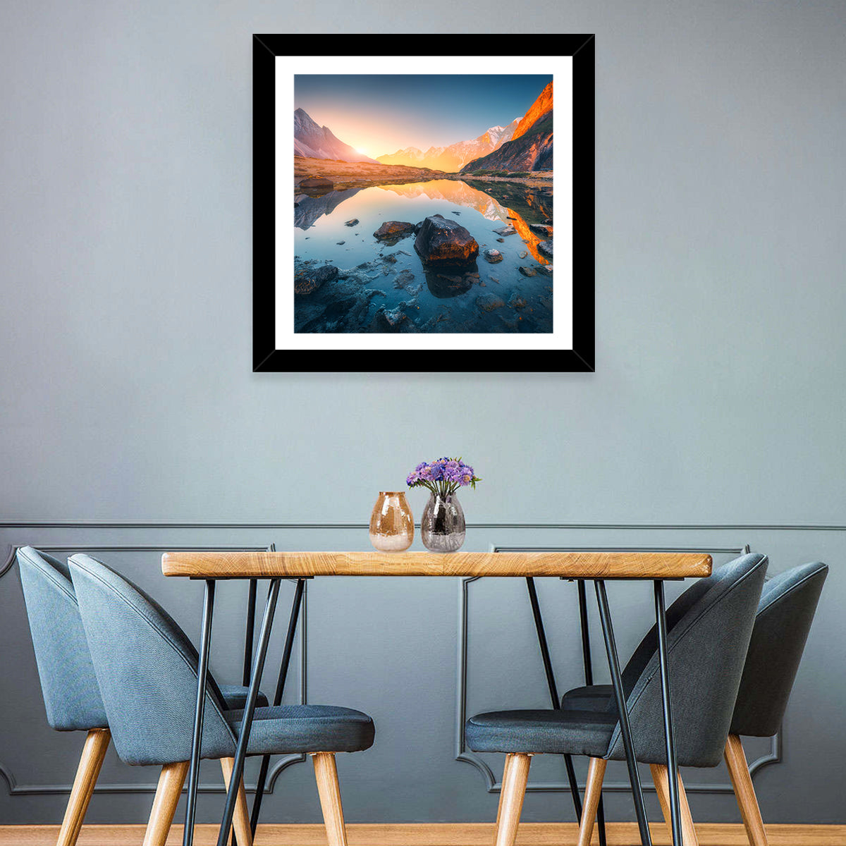 Himalayan Mountains Lake Wall Art