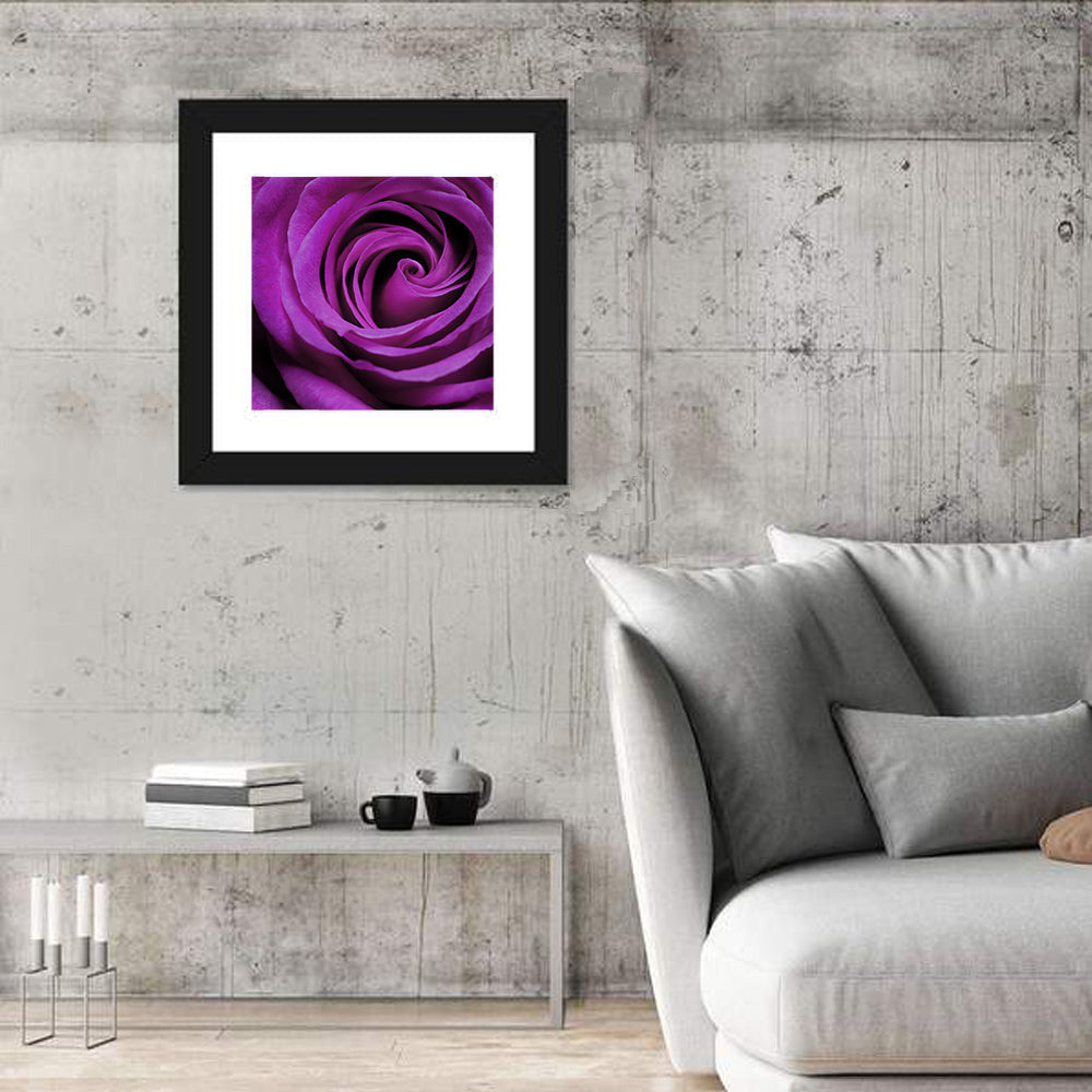 Purple Rose Wall Art