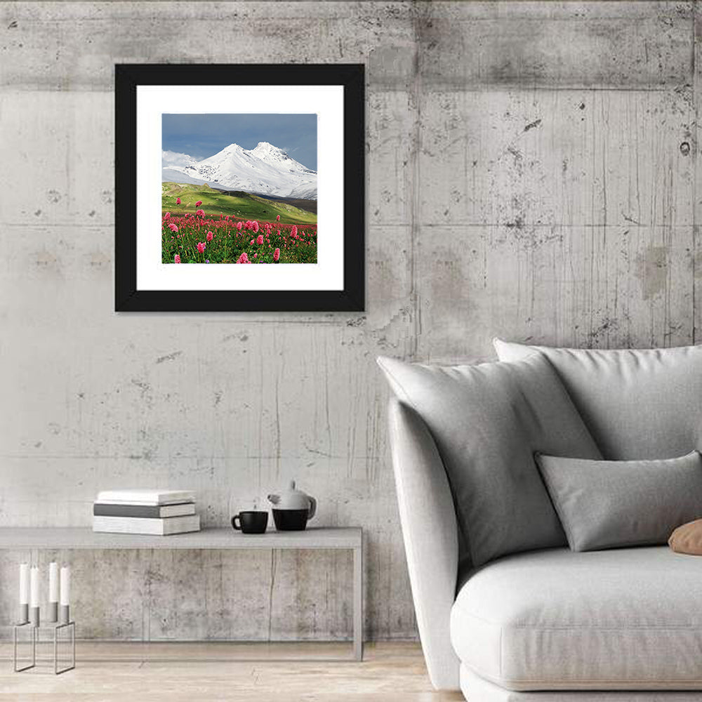 Caucasus Mountain & Spring Wall Art
