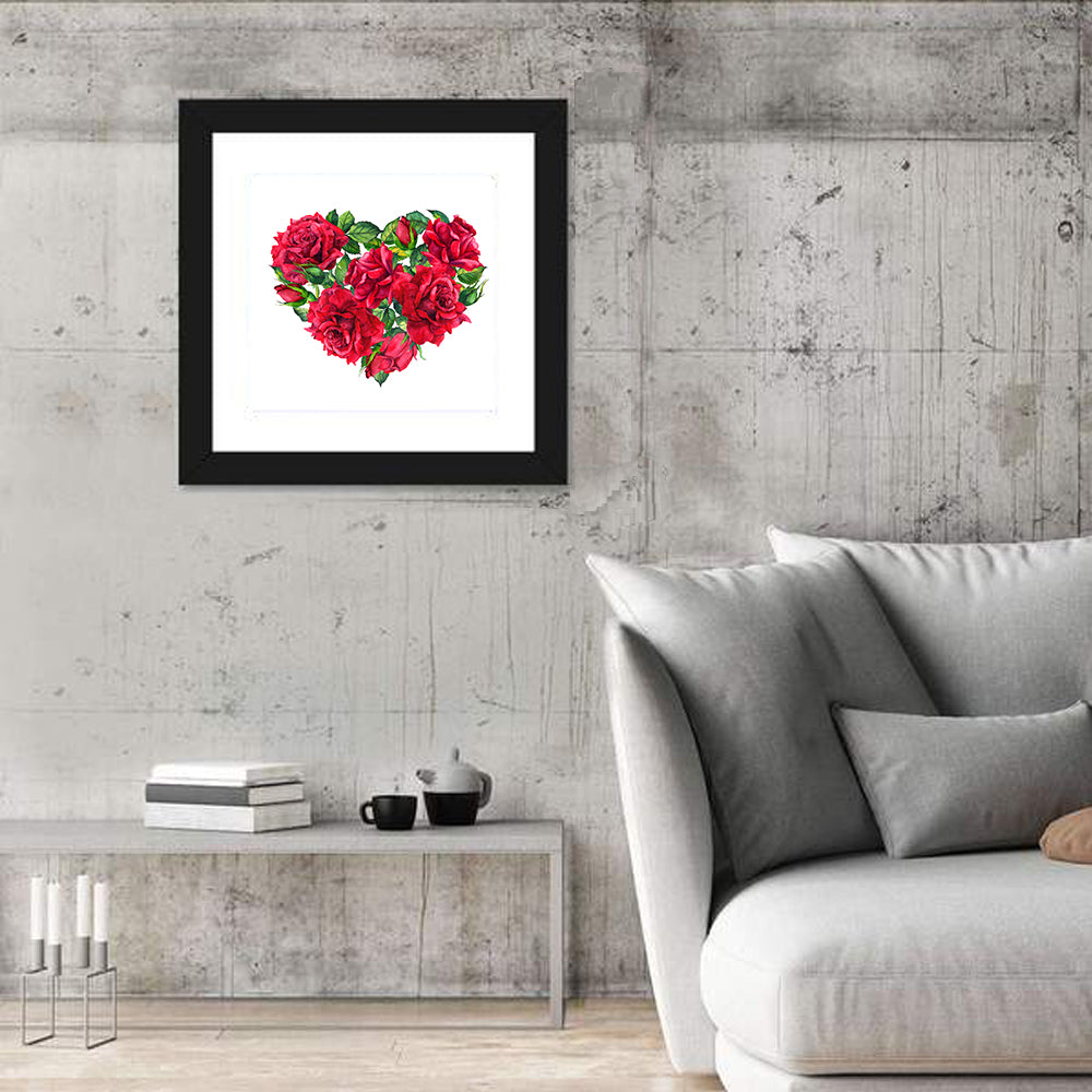 Floral Heart Wall Art