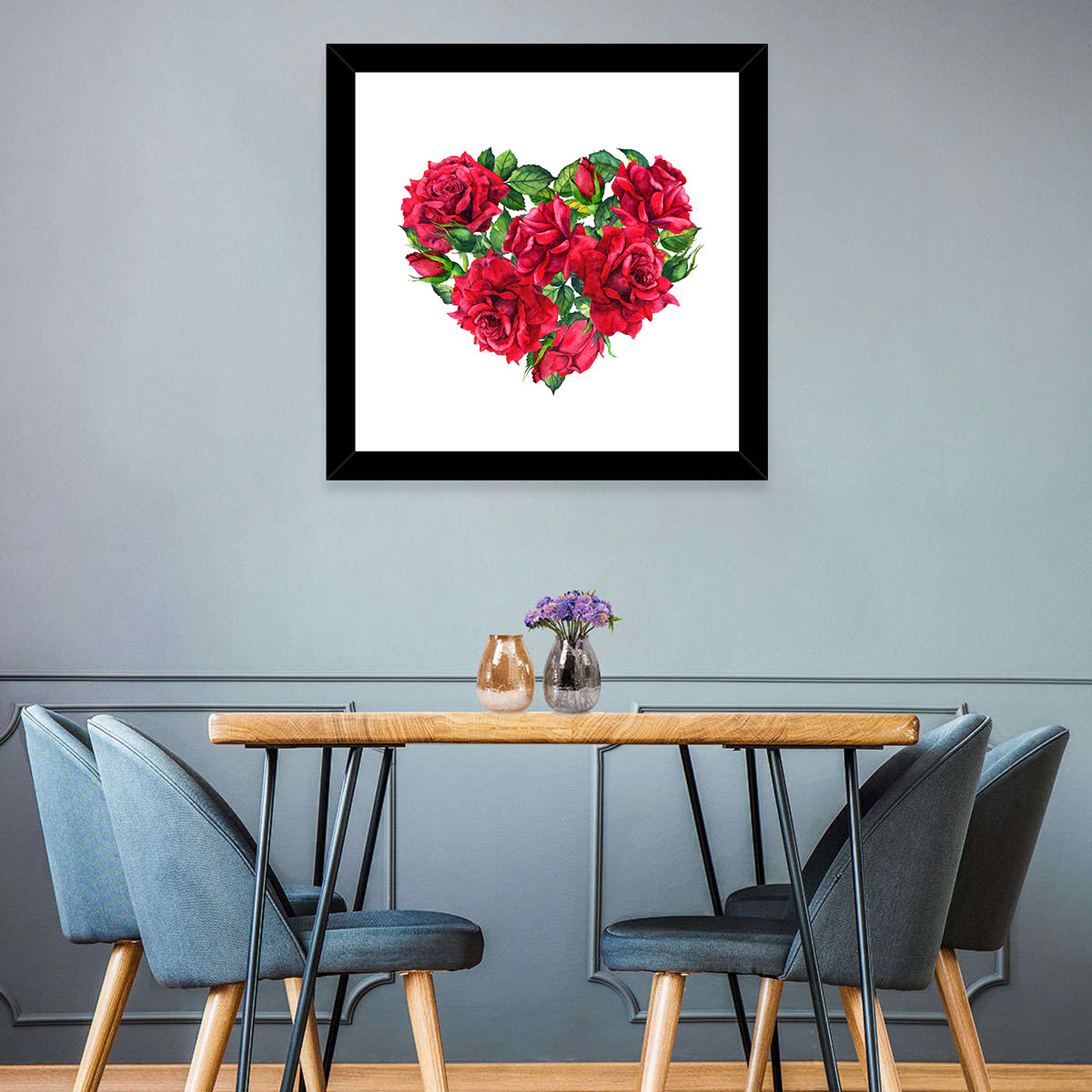 Floral Heart Wall Art