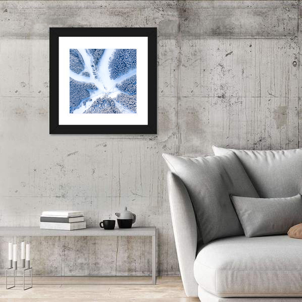 Ski Resort Aerial Wall Art