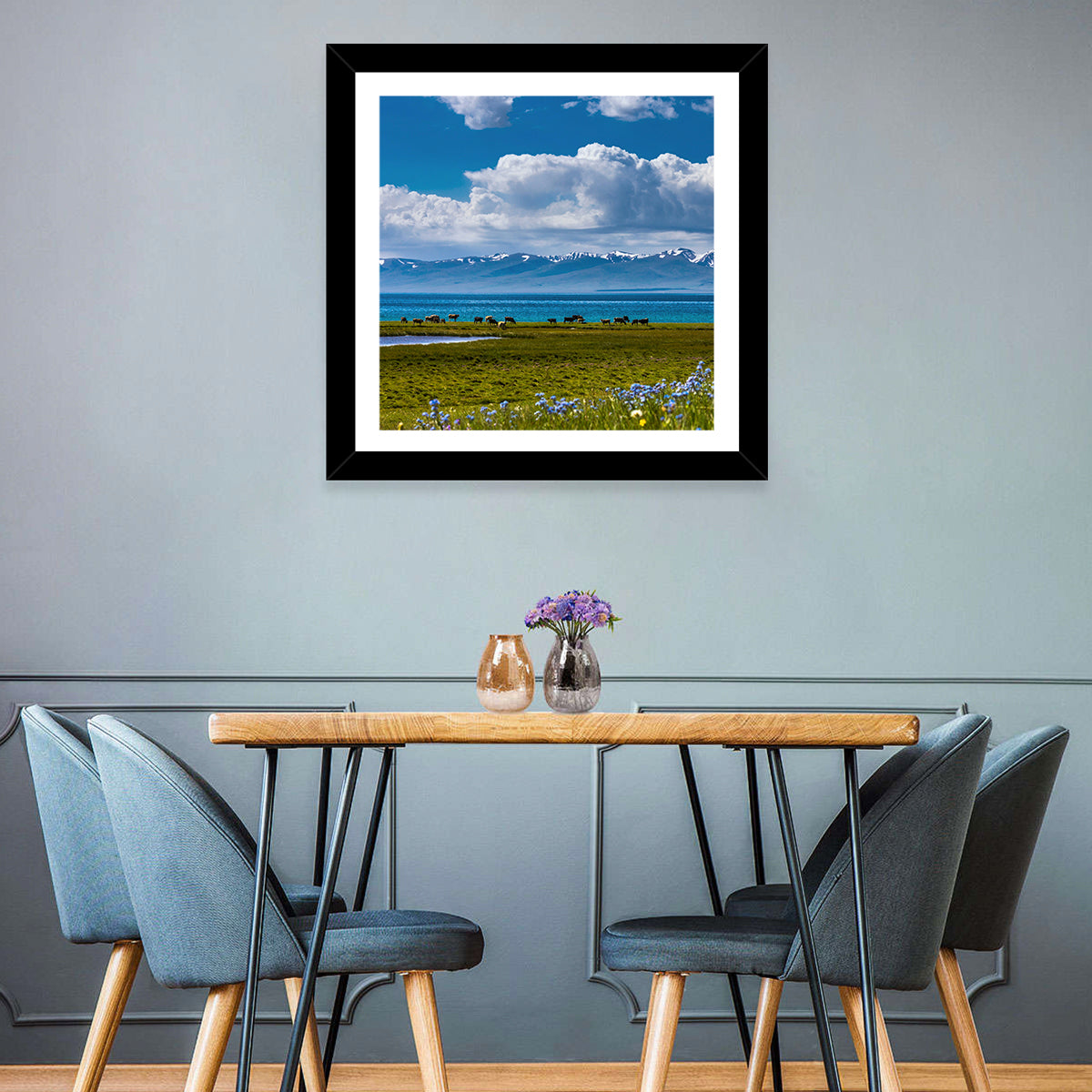 Song Kol Lakescape Wall Art