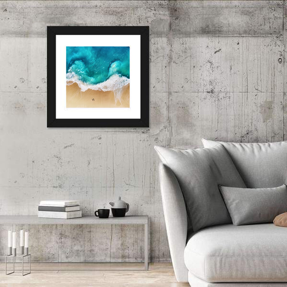 Turquoise Beach Coast Wall Art