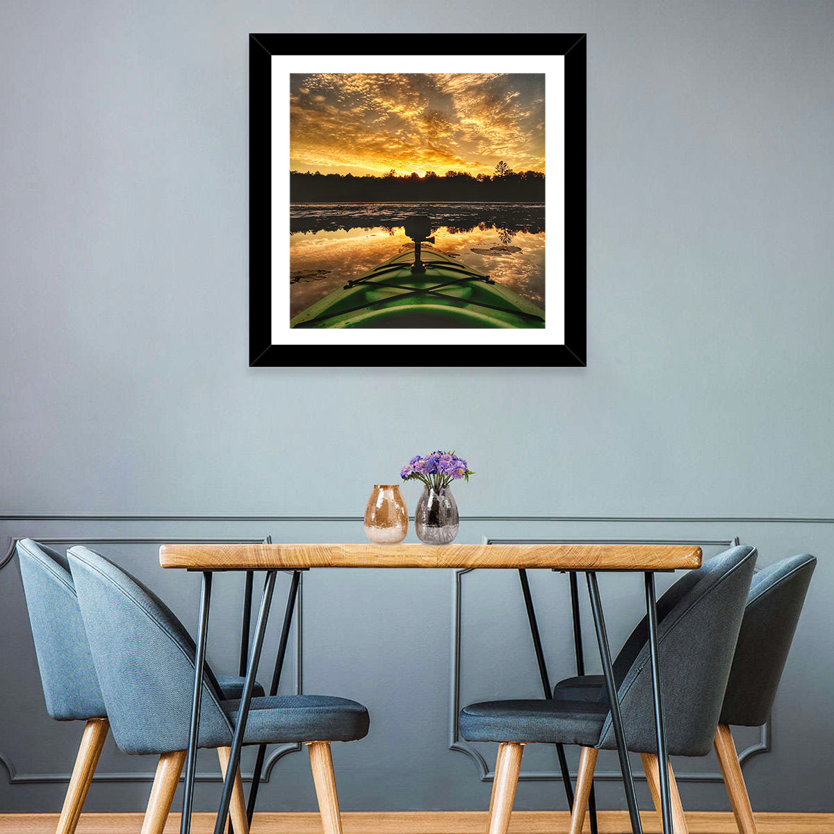 Beaver Dam Canada Sunset Wall Art