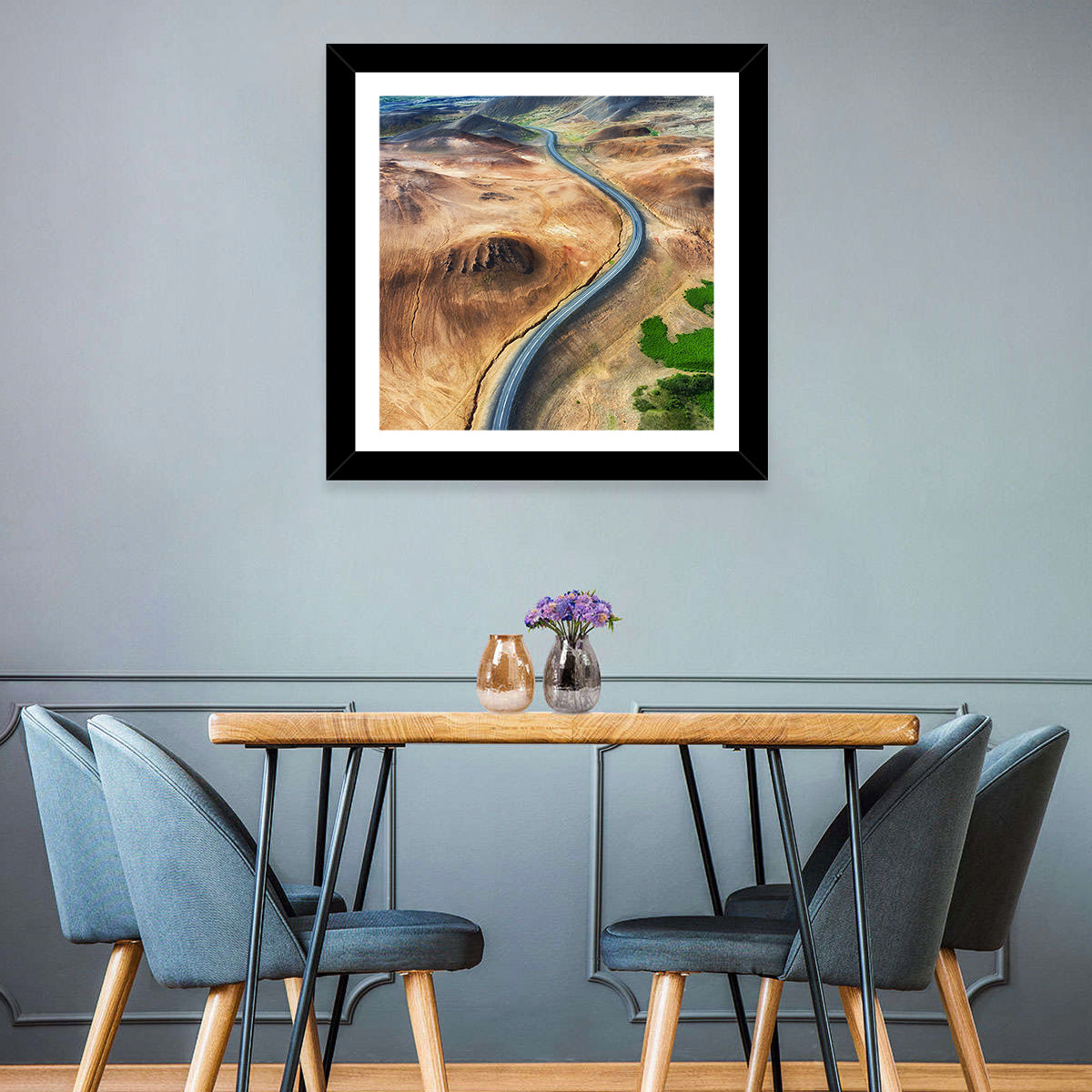 Geysers Valley Highway Wall Art