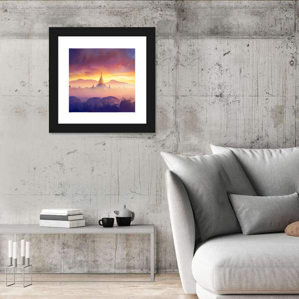 Buddhist Stupas Wall Art