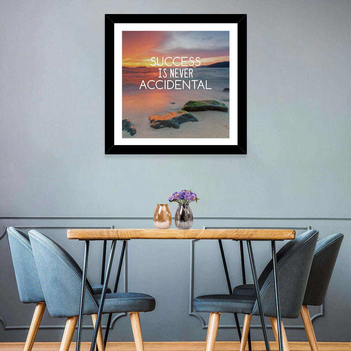 Success is No Accident Wall Art