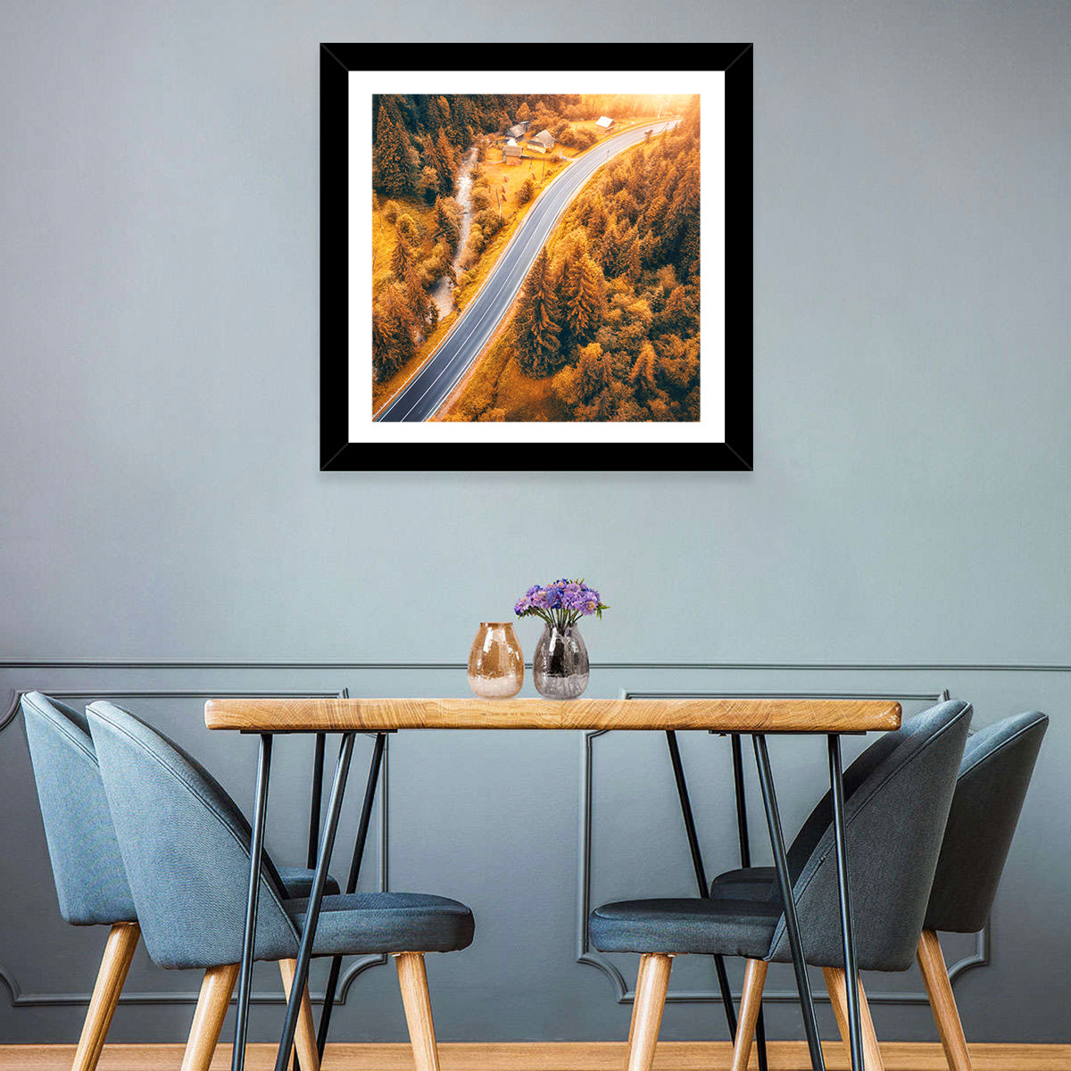 Carpathian Autumn Road Wall Art