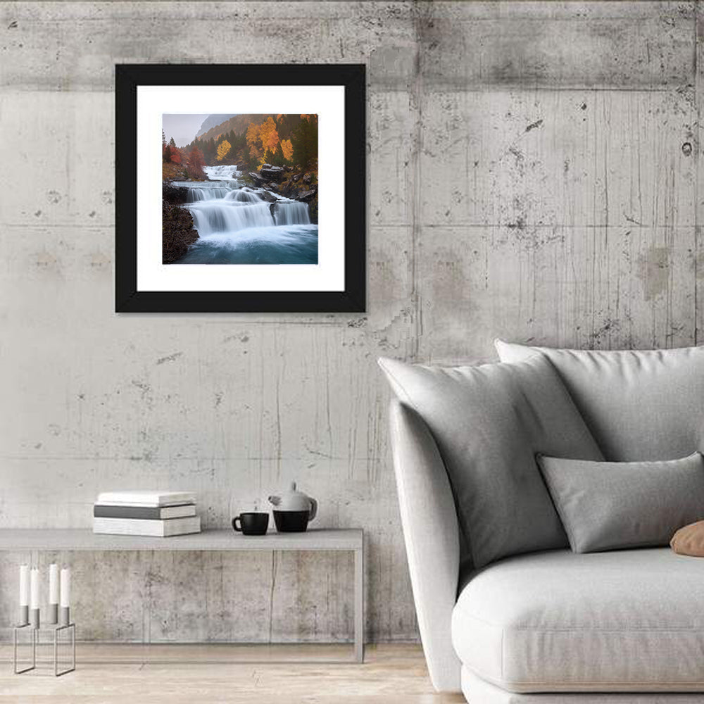 Waterfalls in Huesca Wall Art