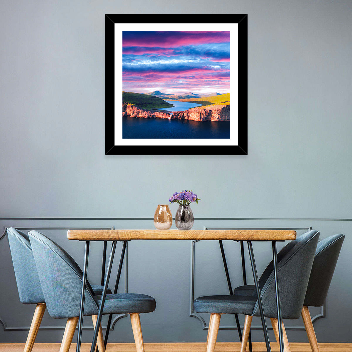 Vagar Island Sunset Wall Art
