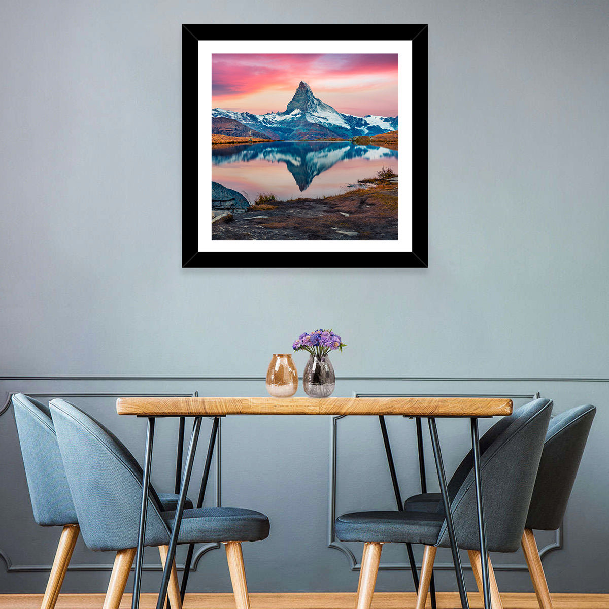 Stellisee Lake & Matterhorn Wall Art