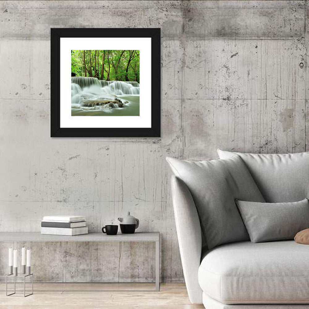Forest Waterfall Wall Art