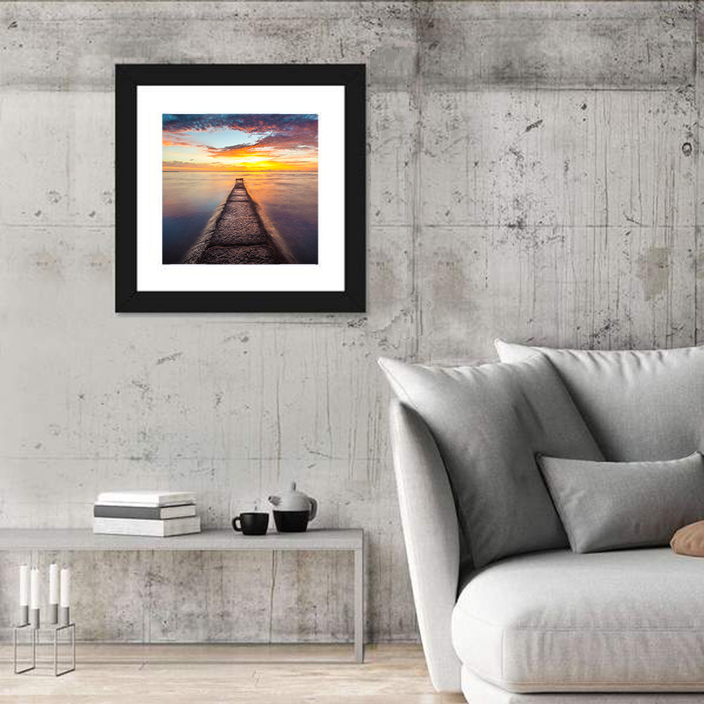 Sea Stone Pier Wall Art
