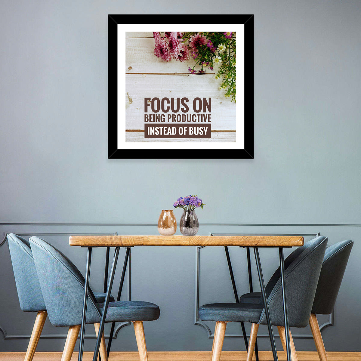 Focus On Being Productive Wall Art