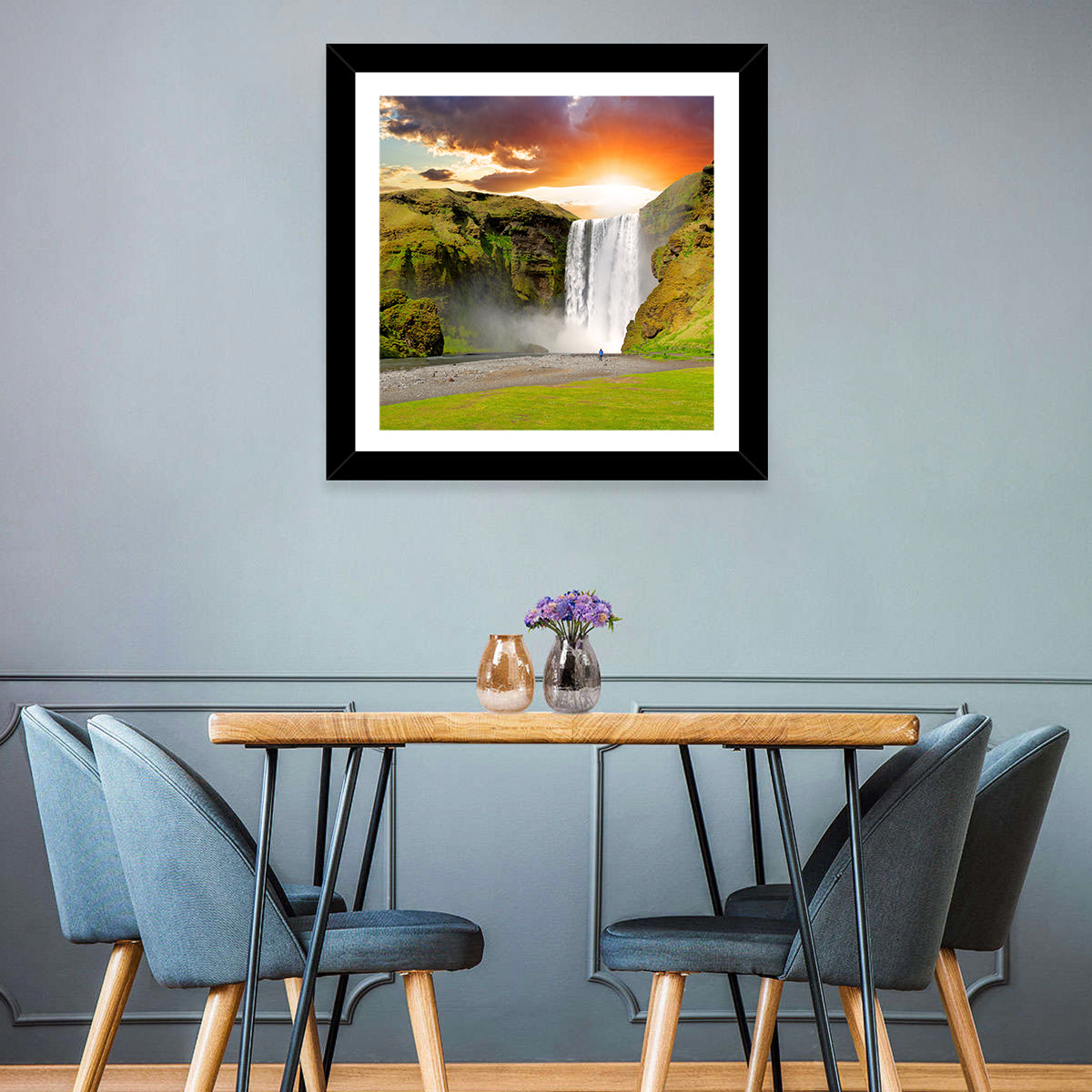 Skogafoss Waterfall Wall Art