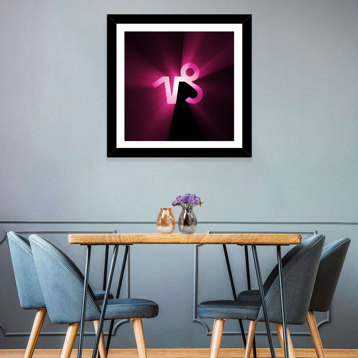 Capricorn Symbol Wall Art