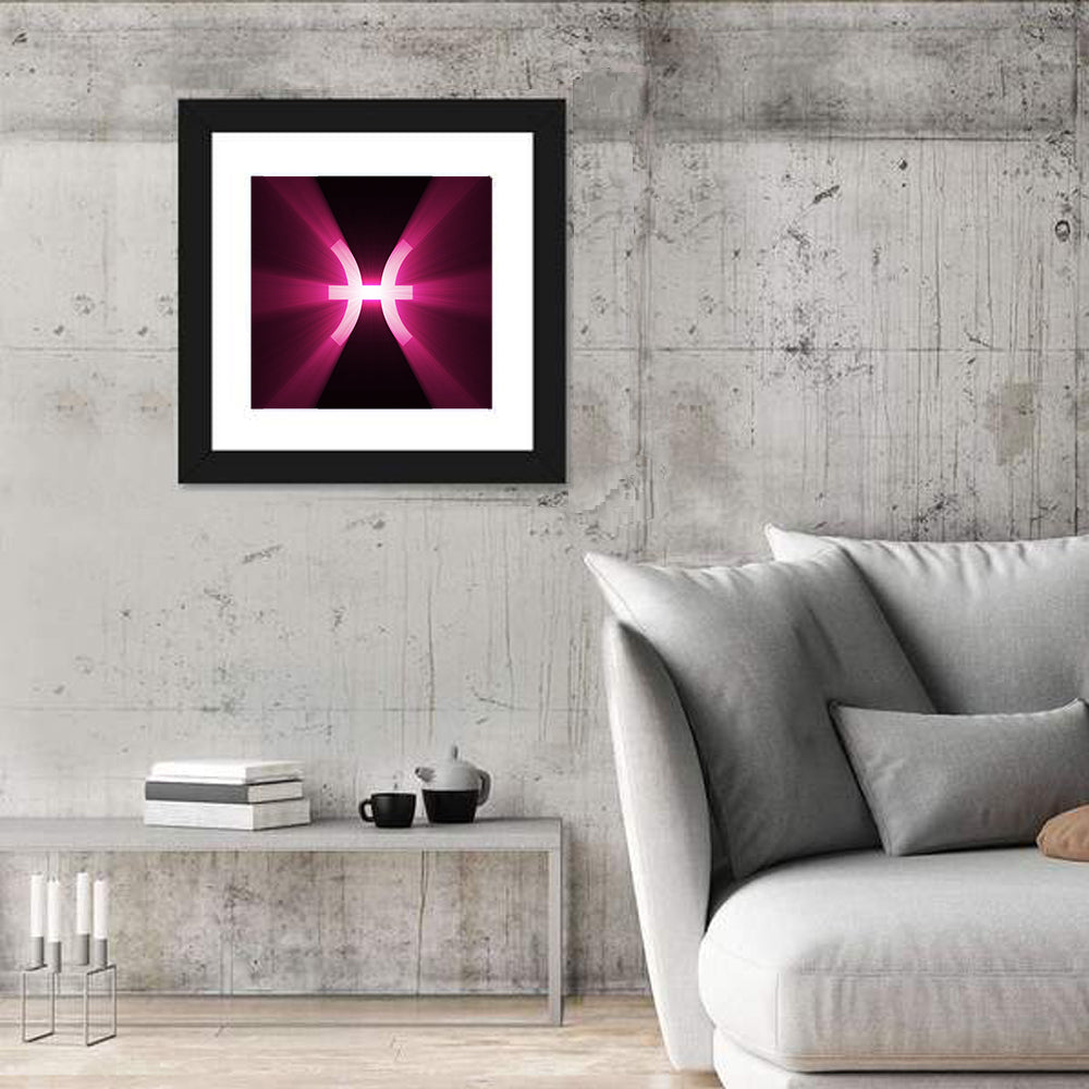 Pisces Symbol Wall Art
