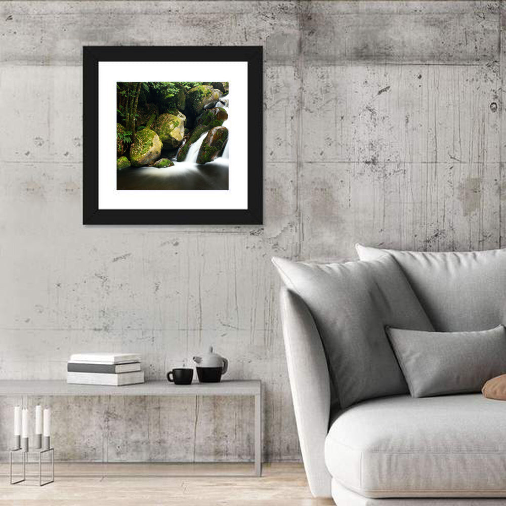 Rainforest Waterfall Wall Art