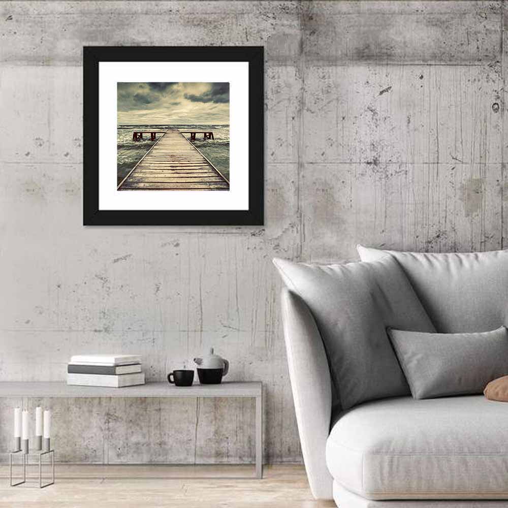Old Wooden Jetty Wall Art