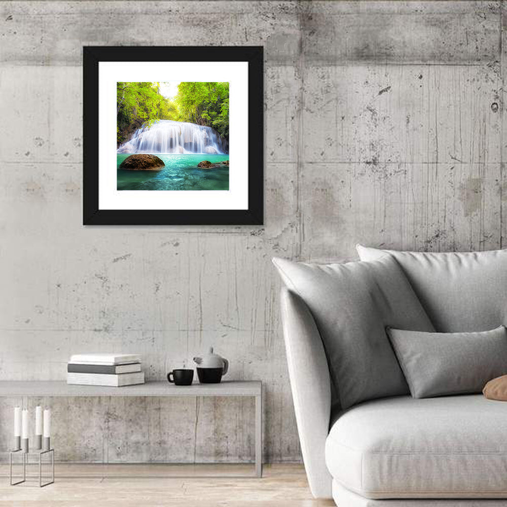 Tropical Waterfall Thailand Wall Art