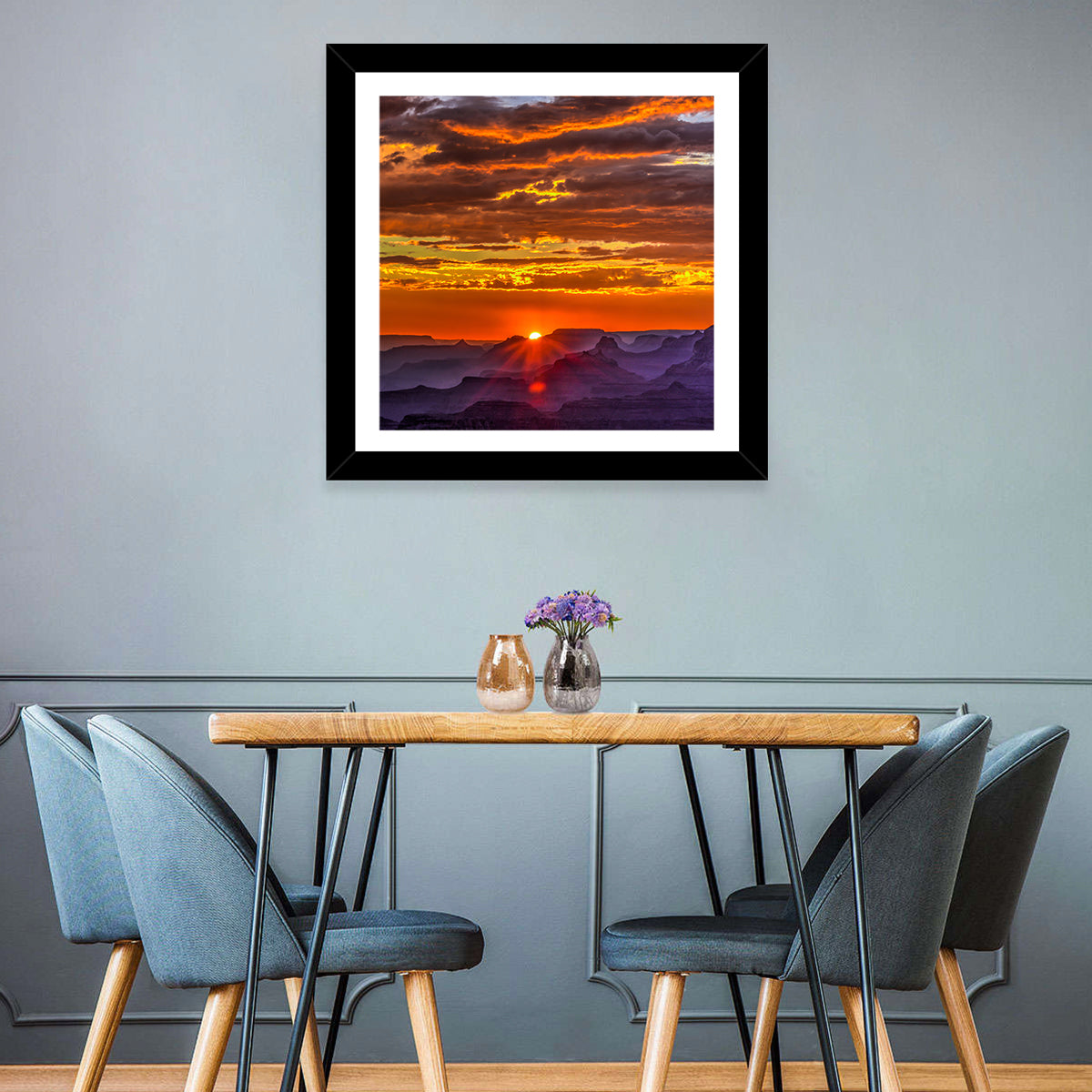 Lipan Point Golden Sunset Wall Art