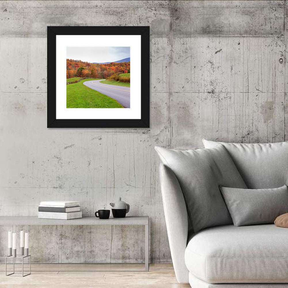 Road Through Meadow Wall Art