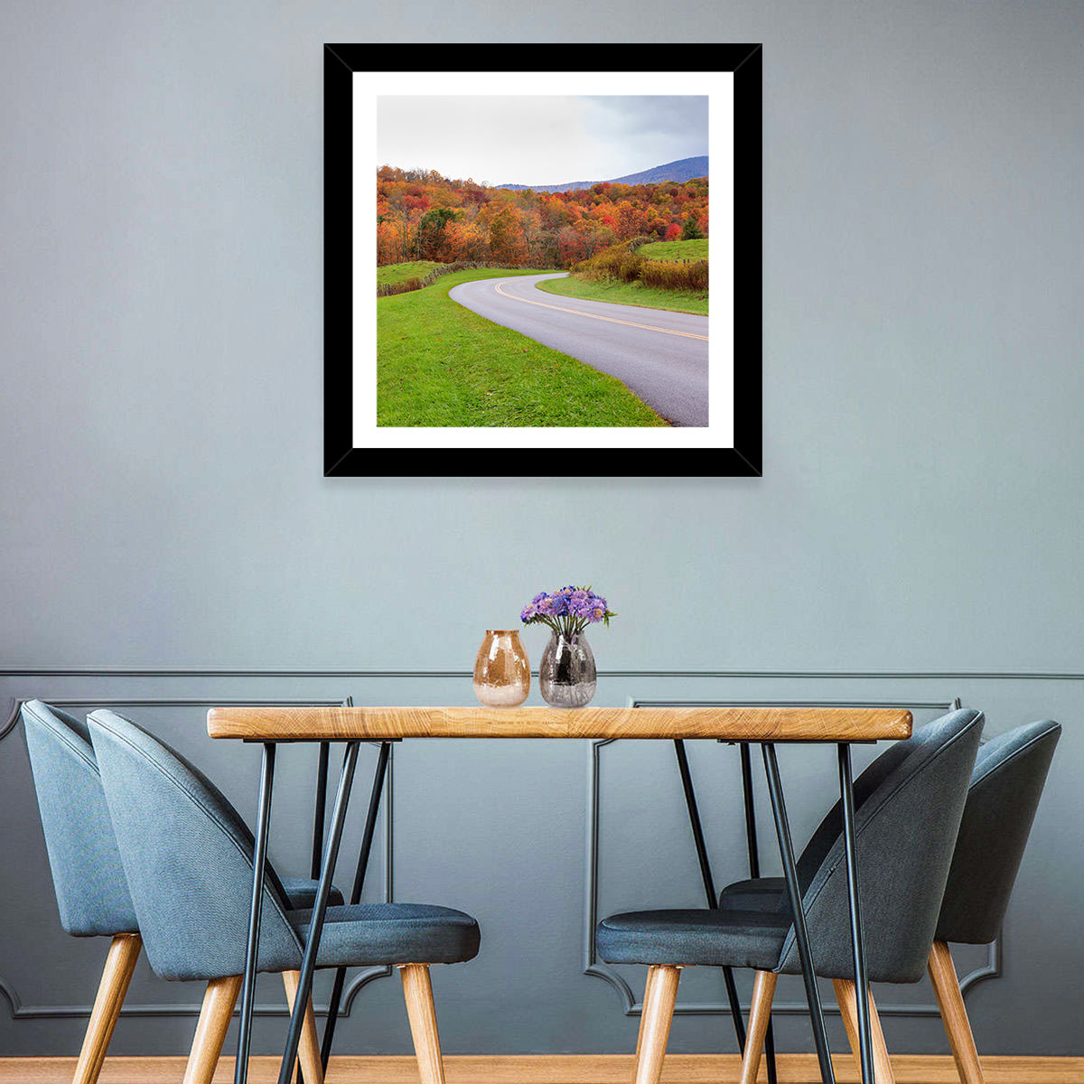 Road Through Meadow Wall Art
