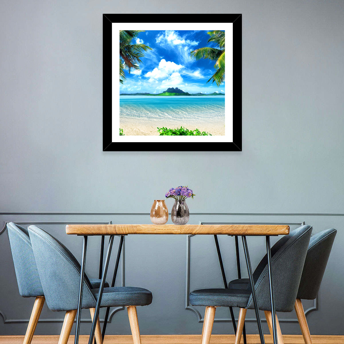 Tropical Beach Coast Wall Art