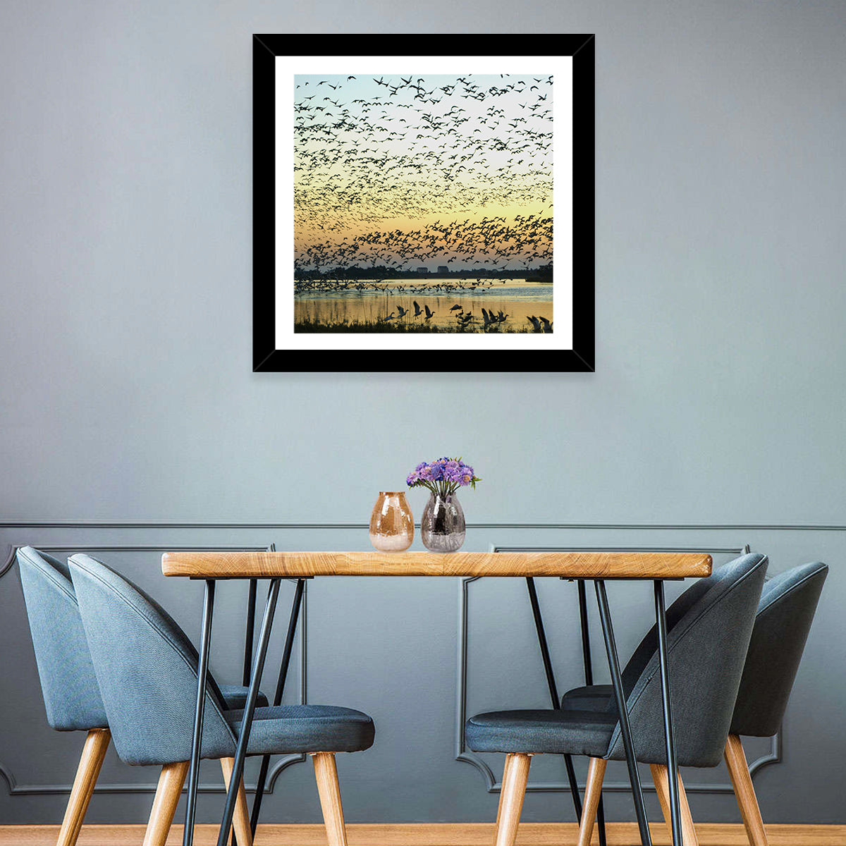 Snow Geese Flocks Wall Art