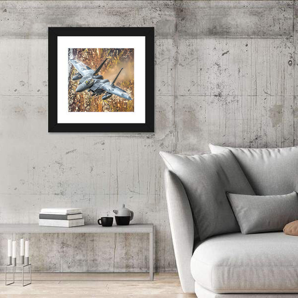 F15 Military Fighter Jet Wall Art