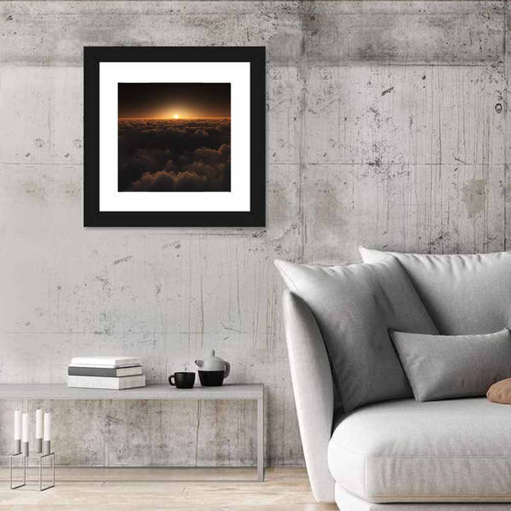 Scenic Clouds Sunset Wall Art