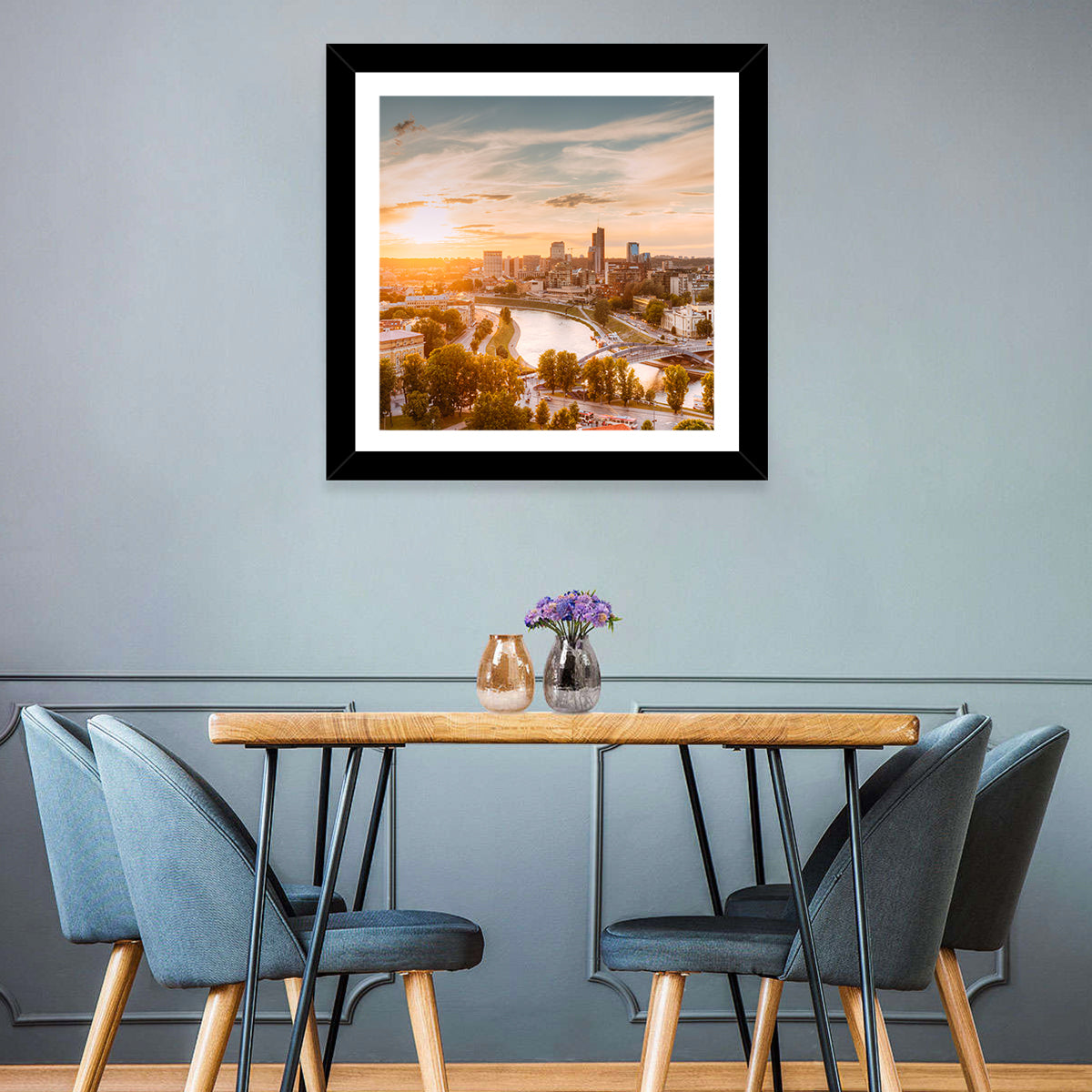 Vilnius Cityscape Wall Art