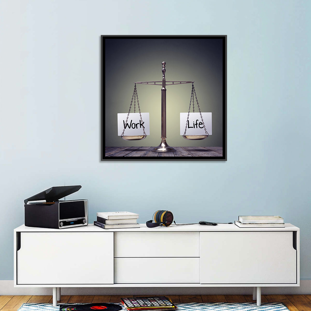Work Life Balance Wall Art
